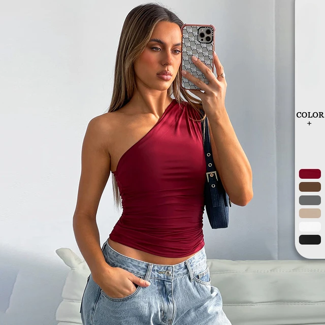 1523 High Quality Clothing Manufacturers Streetwear Dress Custom Small Moq Designer  in China Luxury Korean Female Best Top Crop