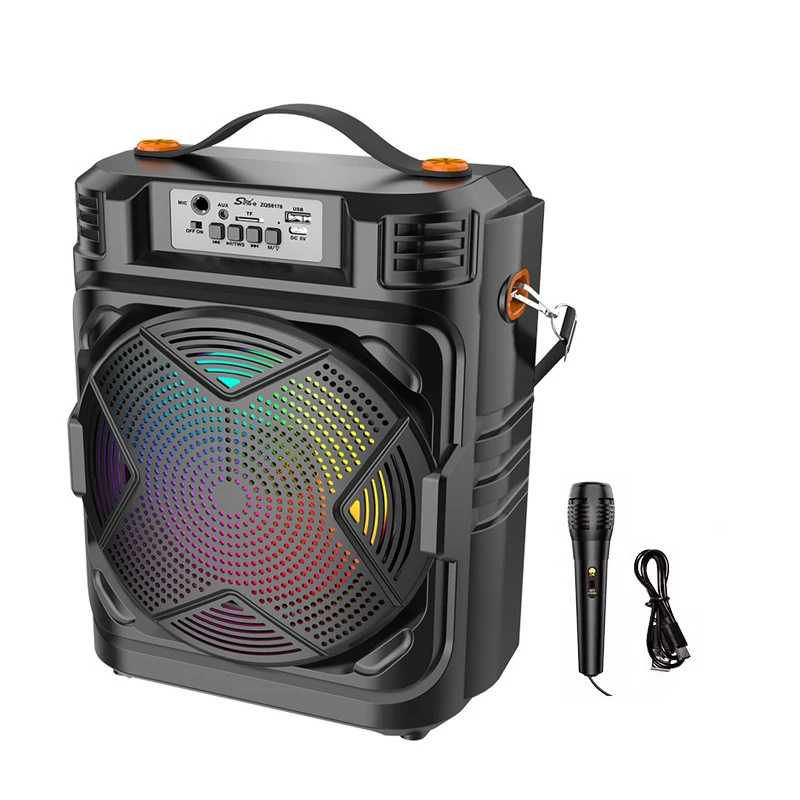ZQS8177 ZQS8178 Portable Karaoke Speakers - Wireless & Fun