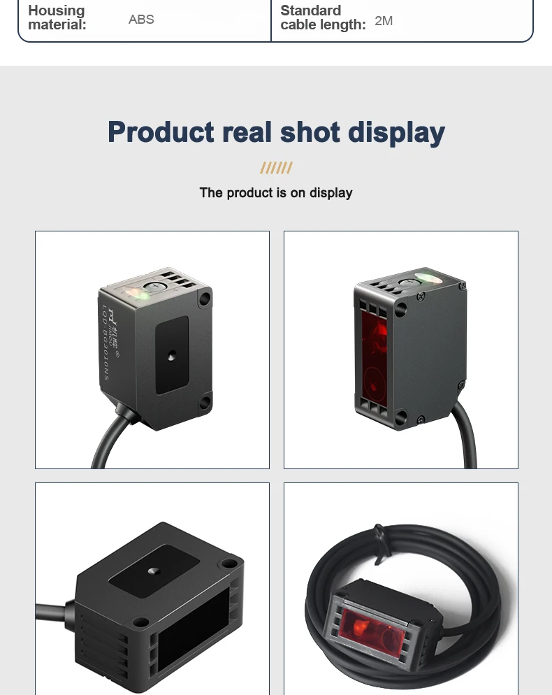 JIMOU G3010 Photoelectric Sensor with Background Suppression