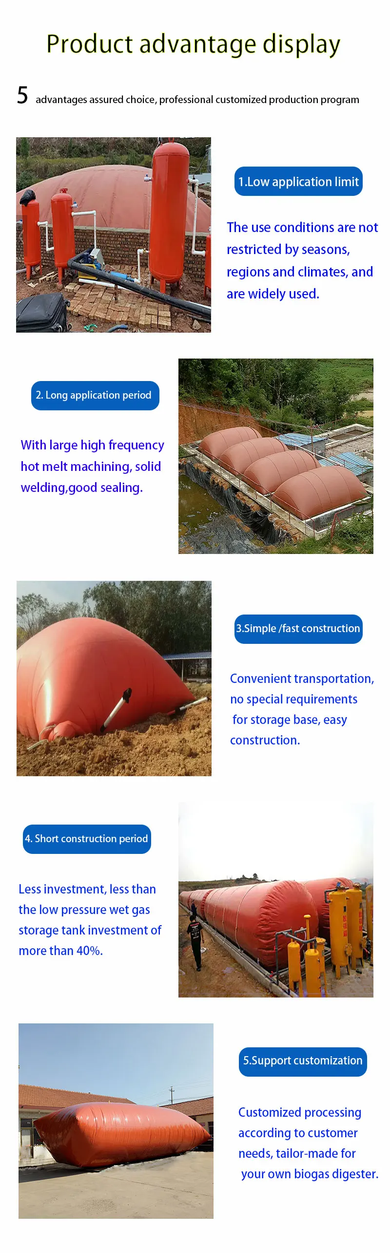 Biogas Storage Tank at Rs 200000/piece | Nankwada | Valsad | ID:  2852756941230