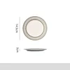 White 6'' plate