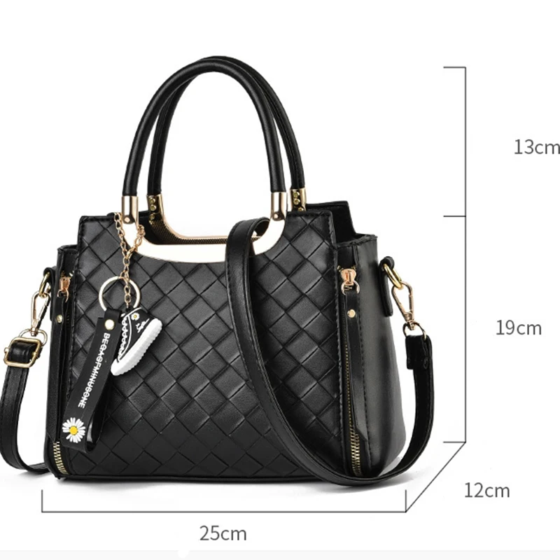 Wholesale Women's Messenger Woven Shoulder Bag Elegant Handbag