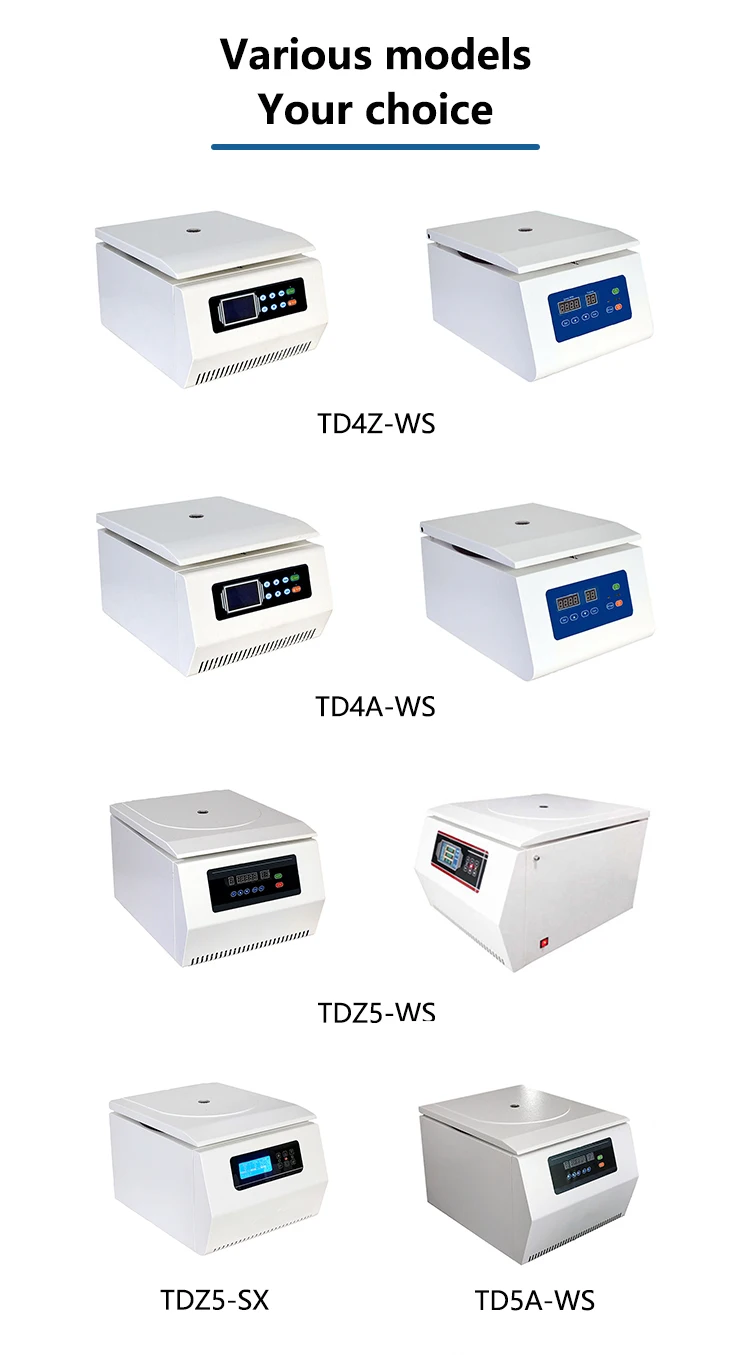 Td4aws Benchtop Low Speed Centrifuge Digital Medical Laboratory