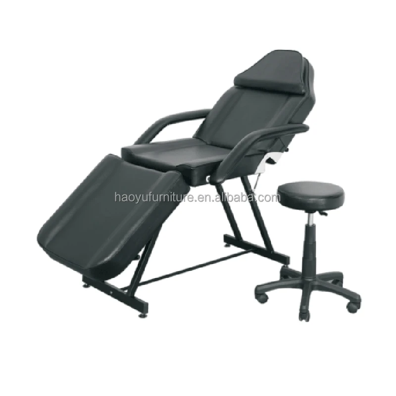 BB02ホワイトレザーマッサージテーブル折りたたみマッサージテーブル