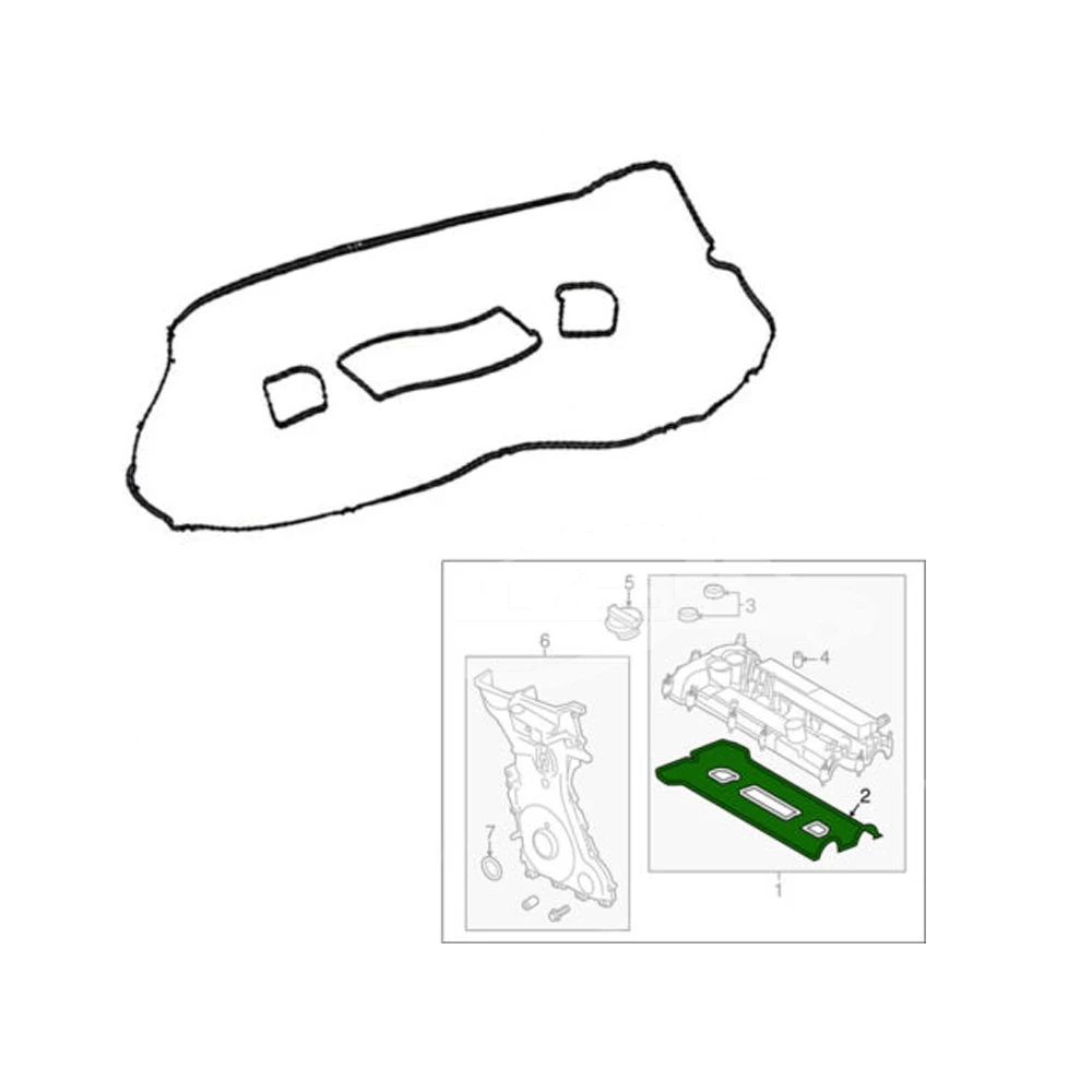 BB5Z6584A BB5E6K260AB LR025664 JDE27464 5152332 Timing Chain Cover Ass... — 2