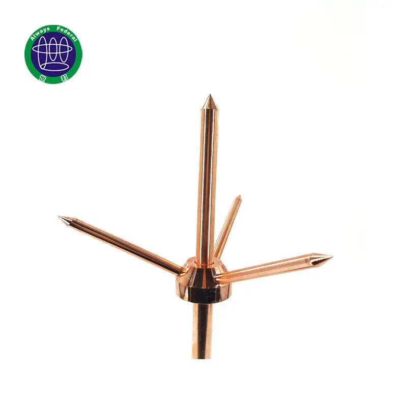 2025 New Design Lightning Protection Earthing System Copper Lightning ...