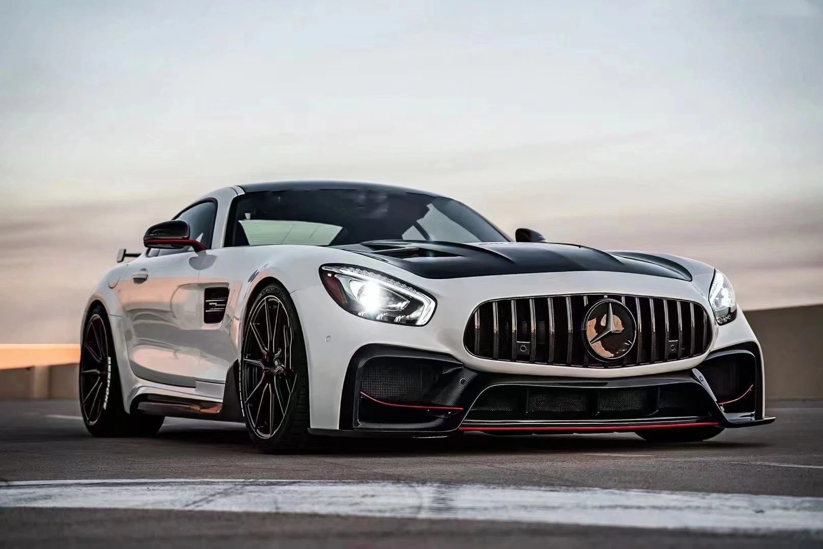 Amg Gt Body Kit Bumper Imp Style For Mercedes Benz Amg Gt Gts Gtc Coupe