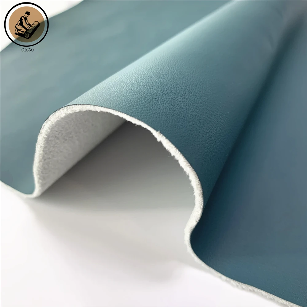 New Material Stain Resistance Silicone PU Synthetic Leather Faux Fabric for Furniture Upholstery Sofa Chair manufacture