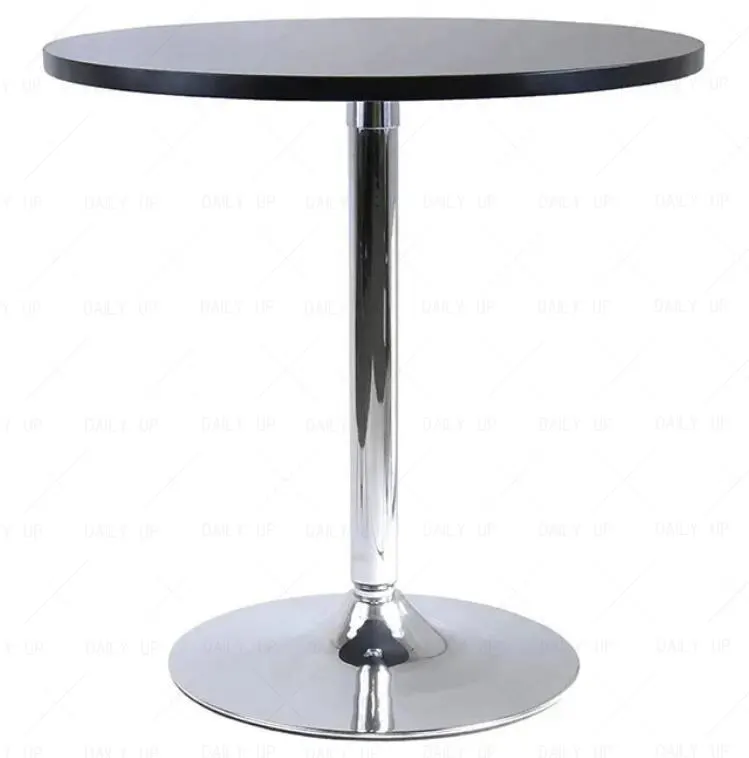Round Coffee Table With Metal Base Plastic Dining Table Set Coffee Shop Table For Restaurant Dining Household Leisure