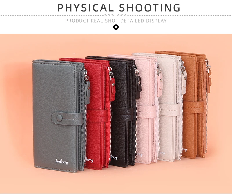 Baellerry Lady Card Holder Case Cell Phone Bag Women Fashion Long Chain