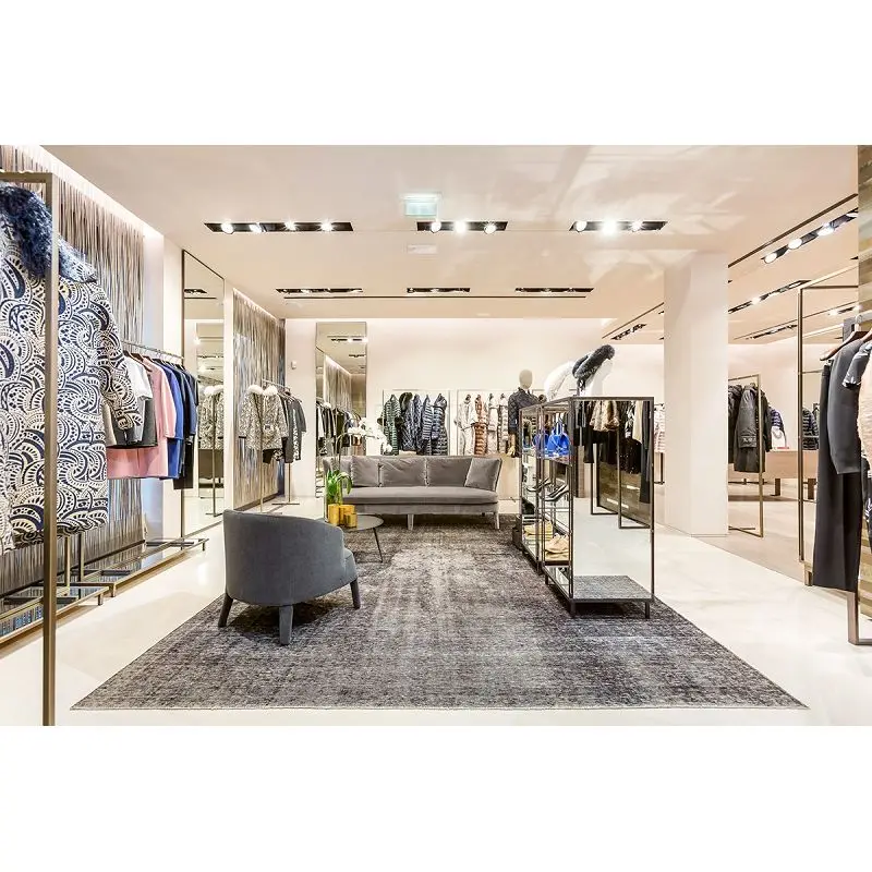 Suporte de parede para exibição de roupas, rack uniquedisplay de