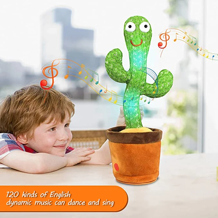 singing cactus plush toy