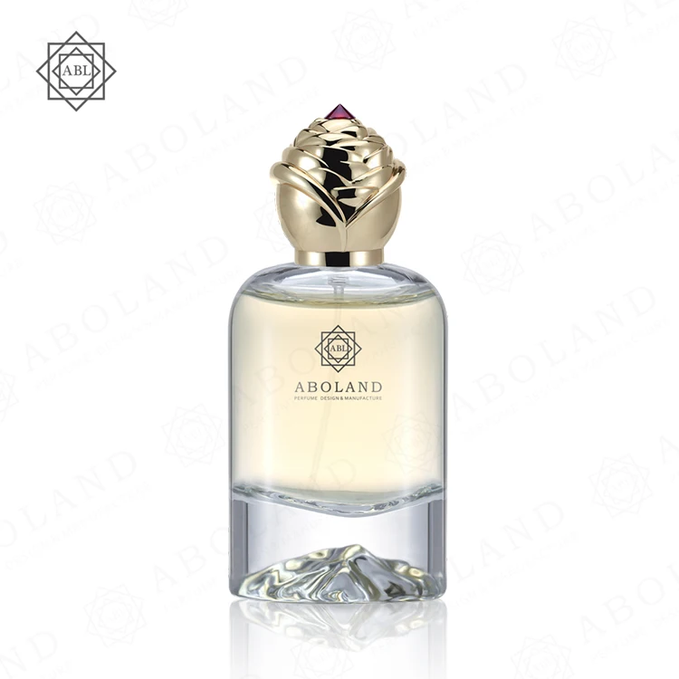 Custom Perfume Cap Flower Shaped Luxury Perfume Pump Sprayer Zamac
