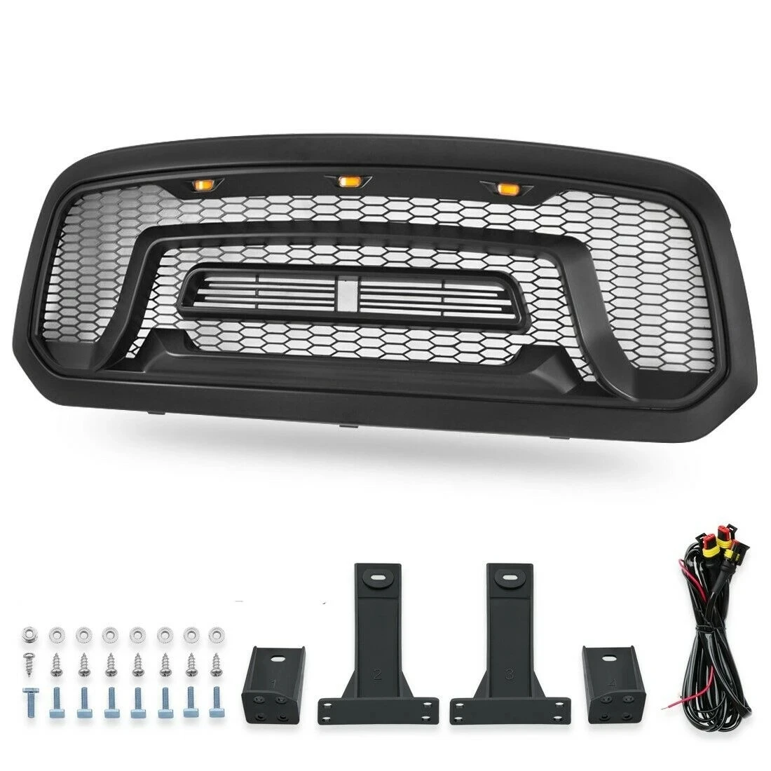 Grille Compatible With 2013-2018 Dodge Ram 1500, 2019-2023