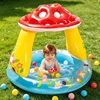 Mushroom-shaped baby sunshade wading pool