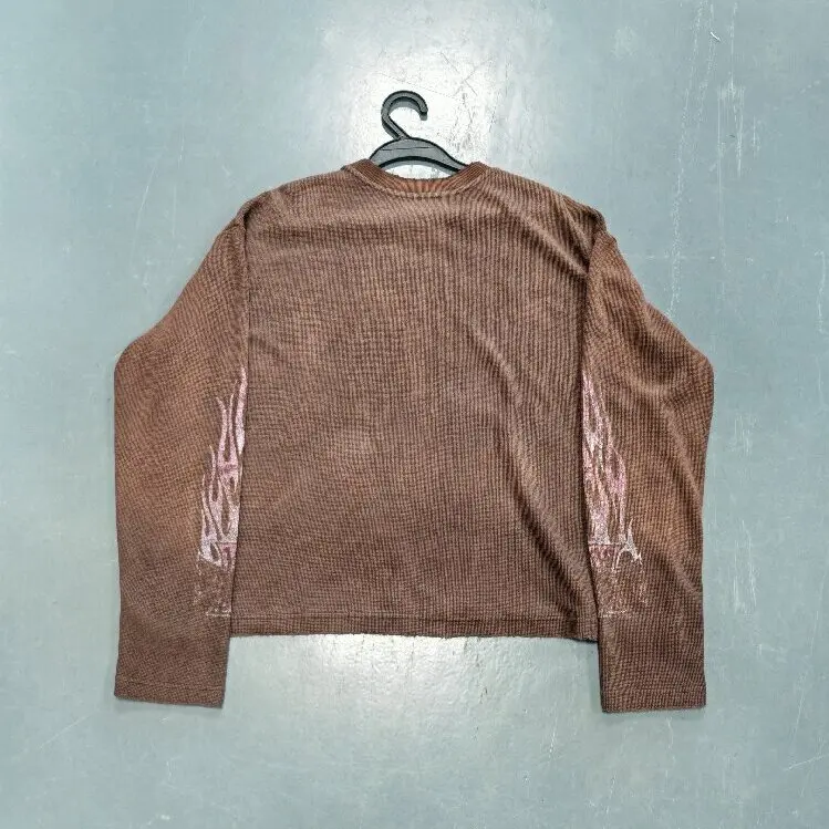 High Quality Oversized Vintage and Washed Styles Cotton Drop Shoulder Men's Crew Neck Sweatshirts gallery 2