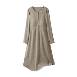 Bra Free Nightdress Breast-feeding Pajamas Postpartum Home Dress Maternity Maternity Room Maternity Dress