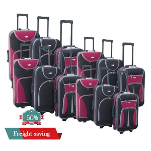 Half Finished 12pcs Set EVA SKD CKD Trolley Luggage Case and Bag Suitcase for Freight Saving