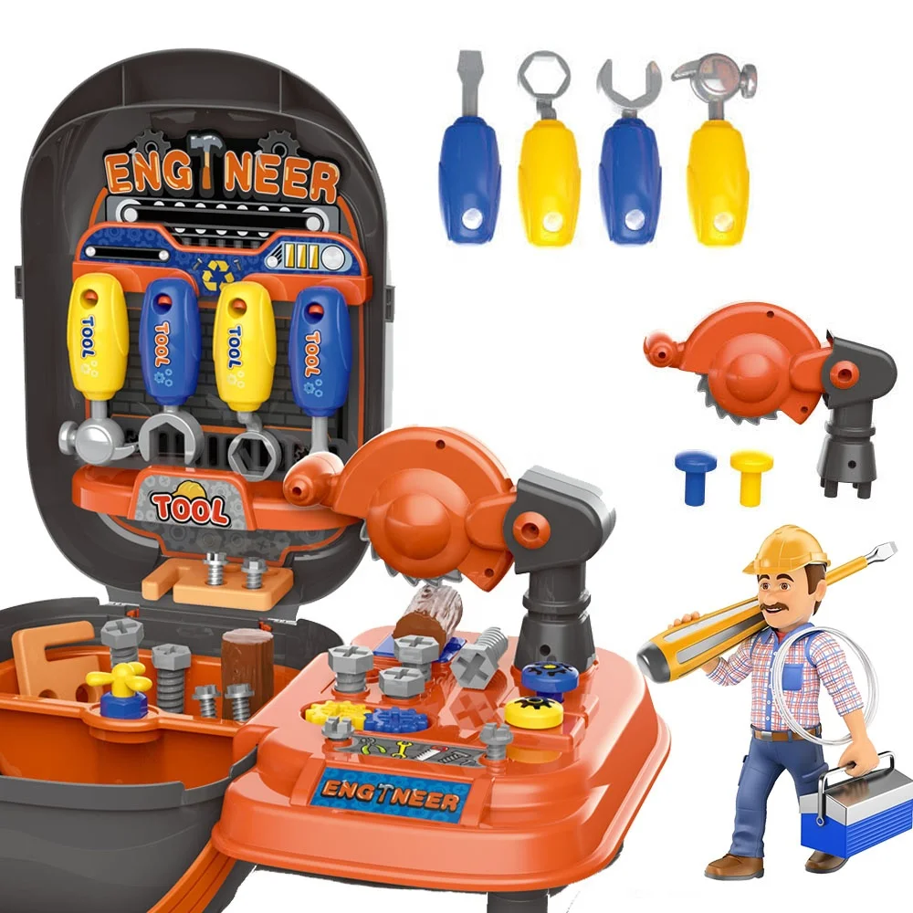 Новое поступление ручная сумка для ремонта ролевых игр своими руками механический Пластиковый Ящик игрушек набор инструментов чемодан