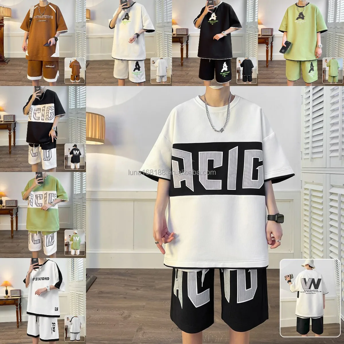 Men's T-Shirts Short-Sleeved T-shirt Men's Summer Loose All-Match Casual main image 0