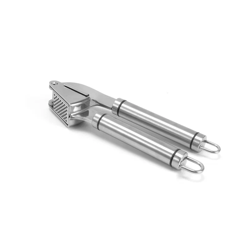 Hot Manual Stainless Steel Professional Kitchen Garlic Press Garlic