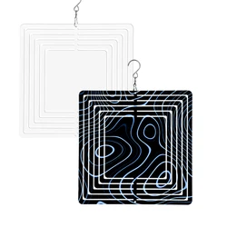 Sublimations-Windspinner Rohlinge – 10 Stück, 20,3 Cm, Aus Aluminium, Blanko Zum Selbstgestalten Für Garten & Balkon