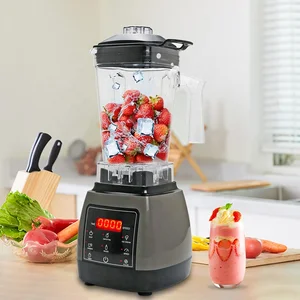 Home Leader Table Mountable Unbreakable Cup Heavy Duty Touchscreen Commercial 2000 Watt Electric Blender