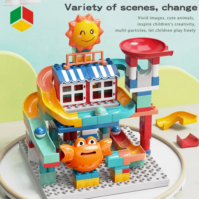 QS DIYおもちゃ3IN1ビルディングブロックカラフルなおもちゃ