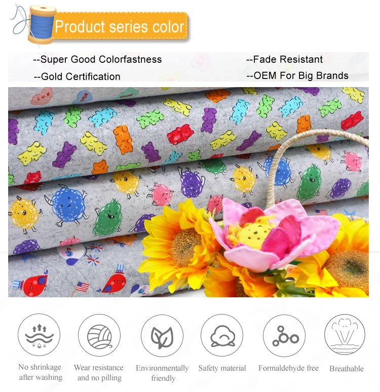 Cheap Wholesale Cotton Fabric Online Organic Fabric Printing Textile 100 Cotton Fabric 45*45cm