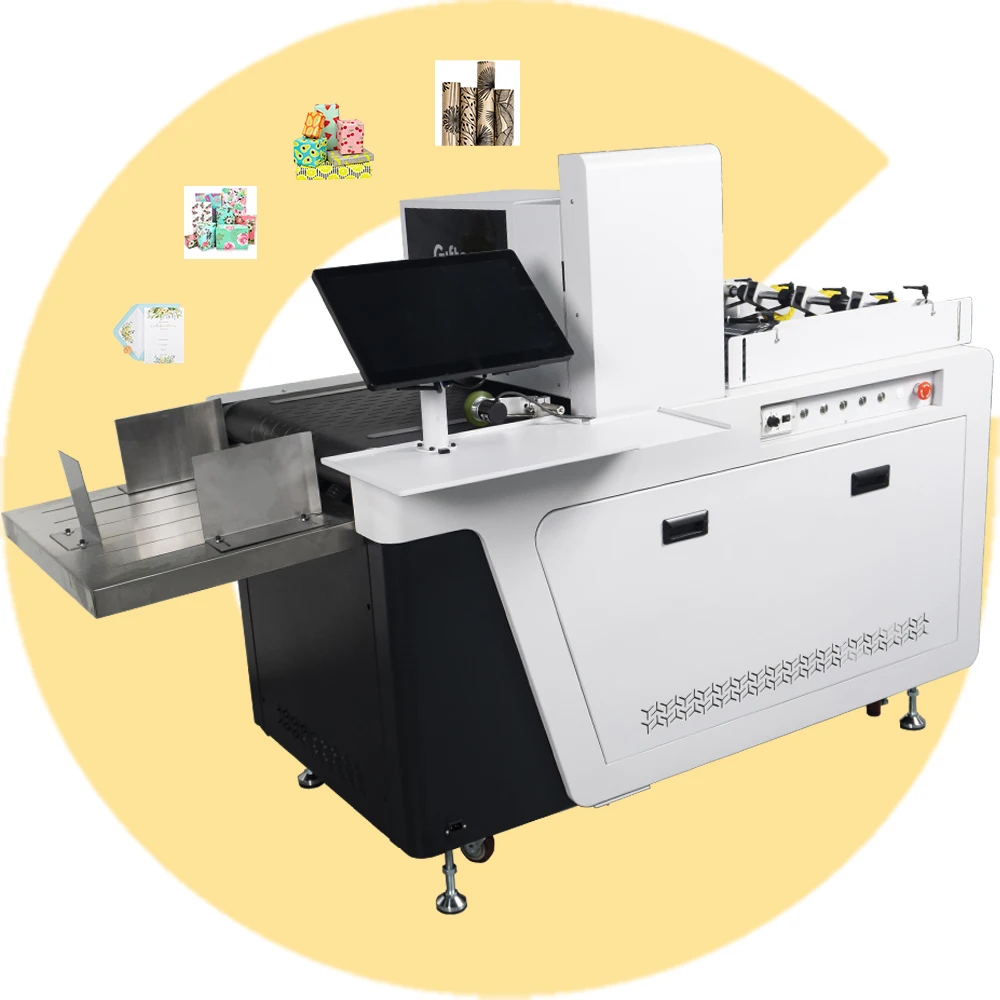 Giftec 2025 Multi-functional Single Pass Printer Roll to Roll Print Directly on Gift Paper Packaging Printing Machine