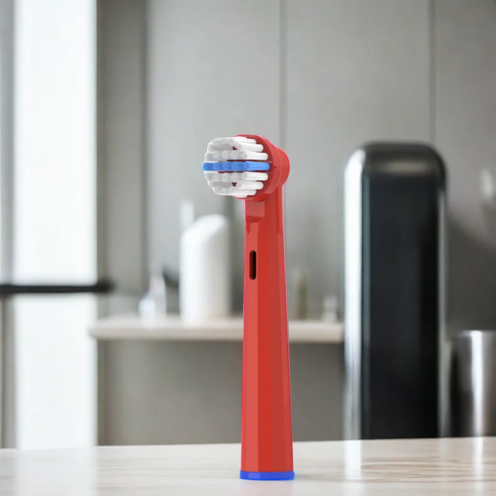 Factory Customize Bristle Color Package Oral Brush B Rounded Replacement Toothbrush Head Recyclable Electric Toothbrush Heads