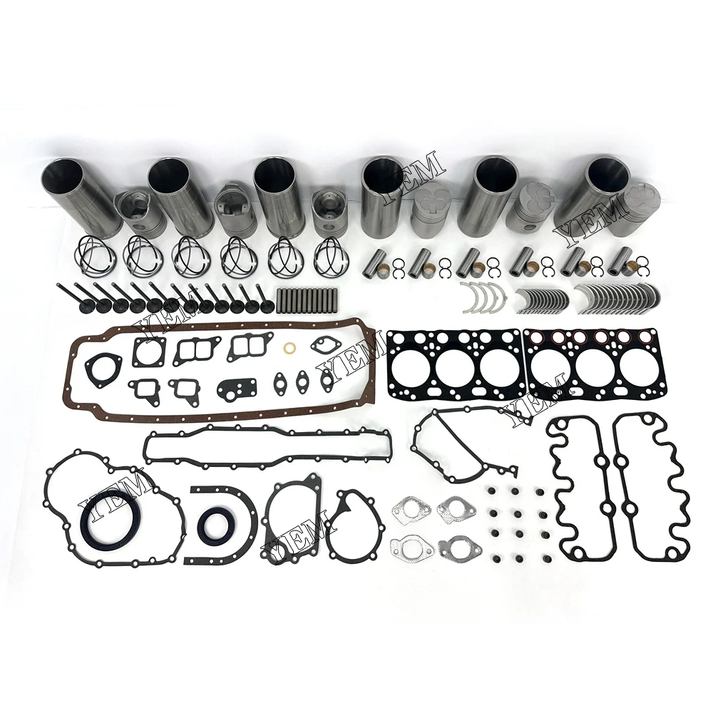 2D Overhaul Kit Cylinder Liner Kit With Gasket Set Bearing for Toyota Engine. 6