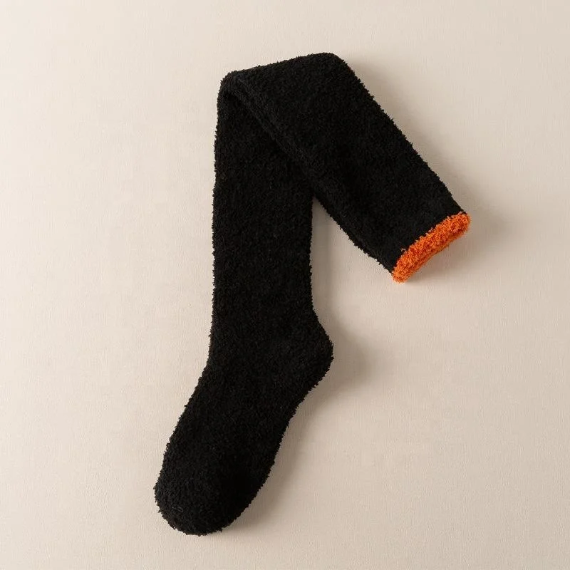 Fuzzy Overknee Socken - Lange Kuschelsocken Für Frauen Winter