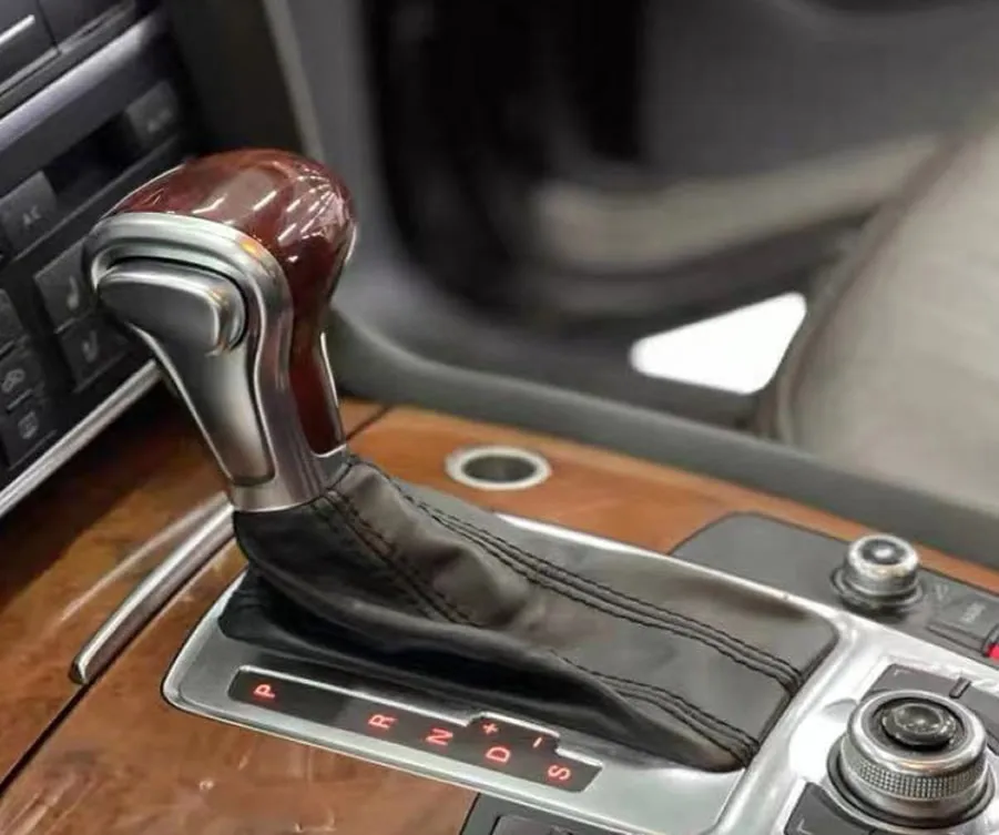 Кожаная ручка переключения передач для audi