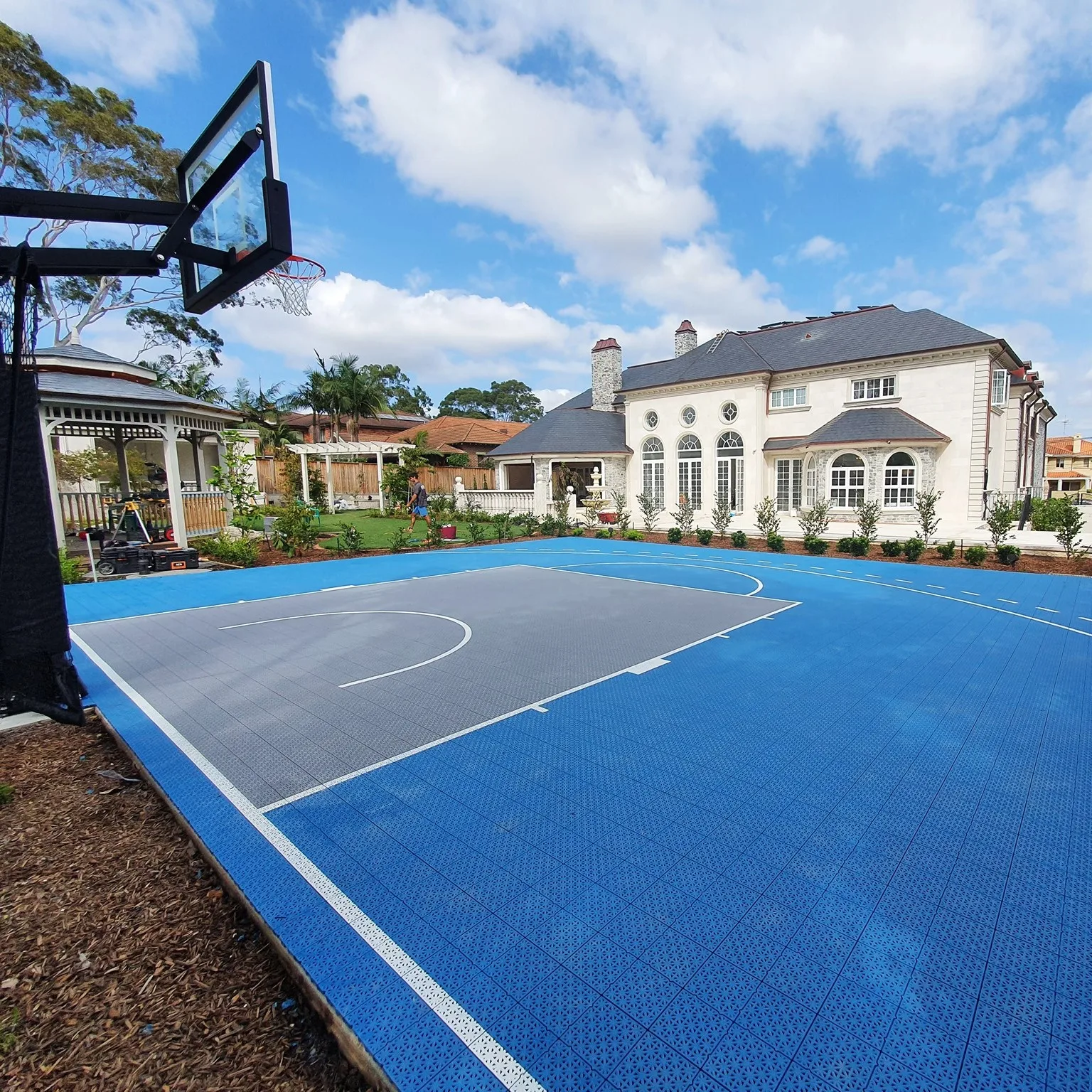 ZSFloor Consistent Ball Rebound Used Sport Court Flooring Basketball Courts  Floors for Sale