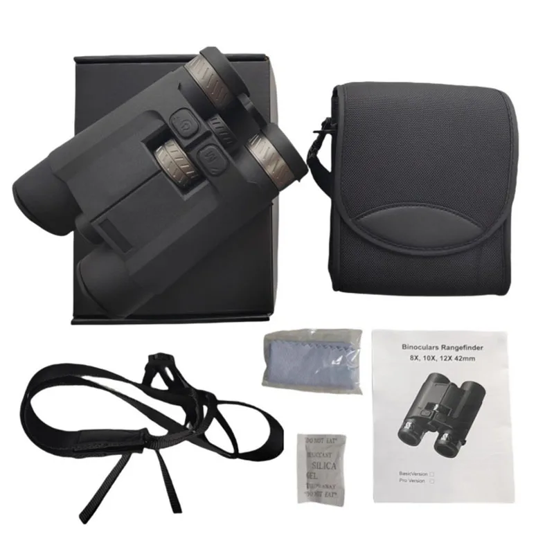 China Rangefinder Binoculars 10x42 IPX6 Shell 3000 Yards Long Distance Laser 3km Binoculars Built Rangefinder for Tree