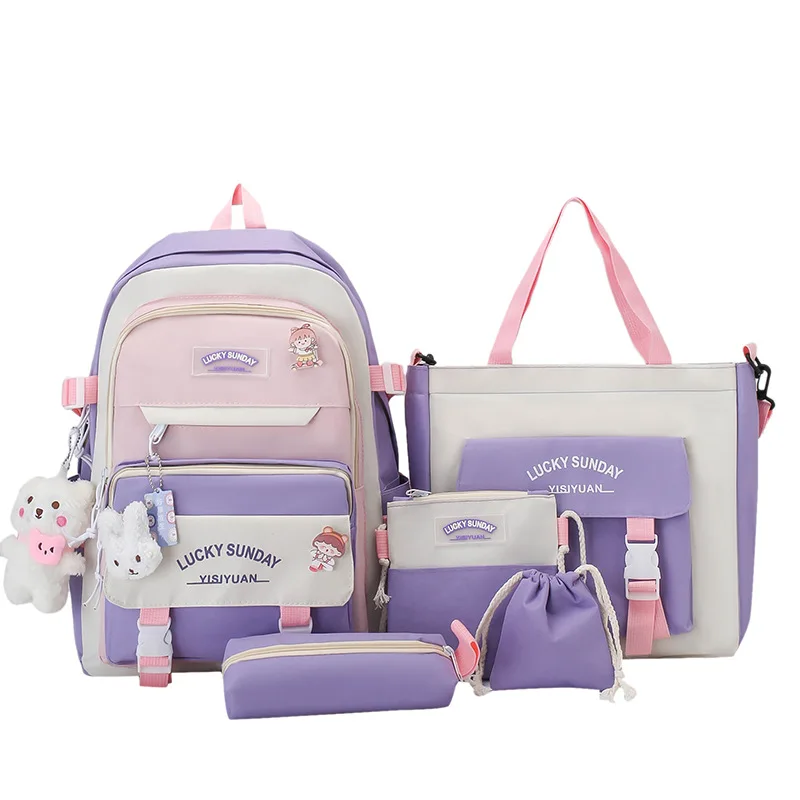 2025 New Style Kids Backpack Set High Quality School Bags