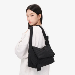 NOXXON Women Messenger Bag Puffer Sling Bag Crossbody New Designed Nylon Padded Handbag Quilted Shoulder Bag for Girls