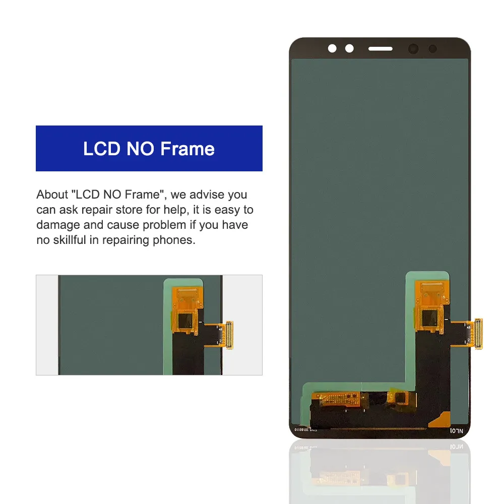 Mobile Phone LCD For Samsung for galaxy A730 A8 plus LCD Touch Screen Digitizer Assembly Replacement For Samsung A730 A8 plus