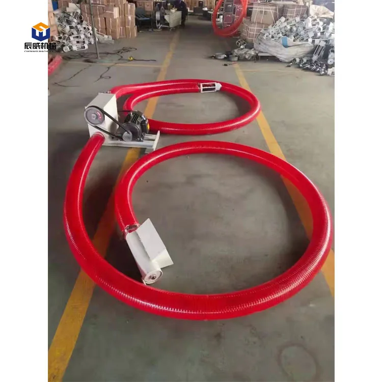 Hose Pipe Unloading Rice Husk Corn Grain Flexible Auger Screw Conveyor Sand Bean Seed Suction Machine