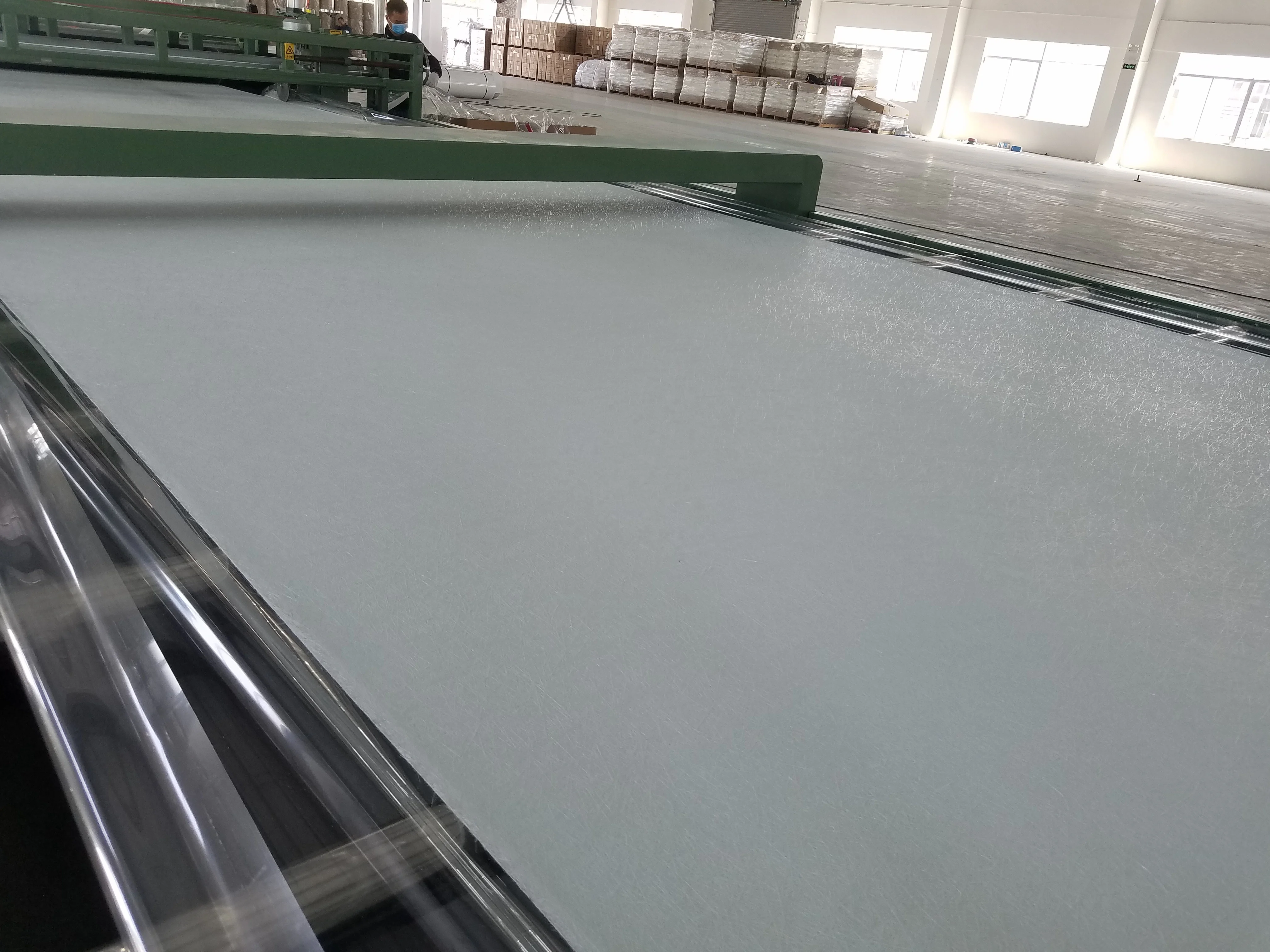 Flat Fiberglass Reinforced Frp Sheet Making Machine For Trailer Side
