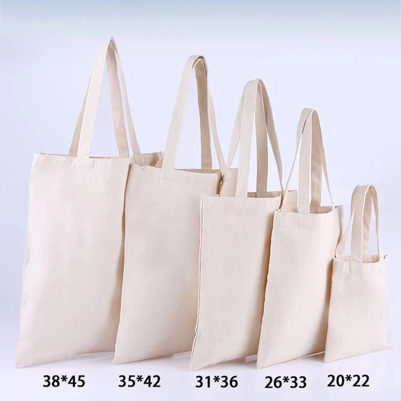 Wholesale Recycled Colorful Large Capacity Cotton Bag Multipurpose Economy Canvas Tote Reusable Custom Cotton Tote Shopping Bag manufacture