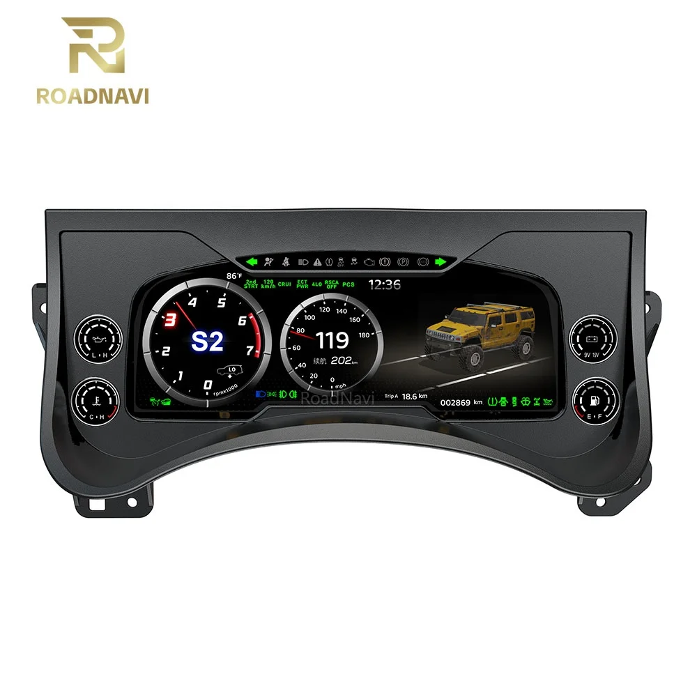 RoadNavi Linux Digital Speedometer Dashboard for 2003-2009 Hummer
