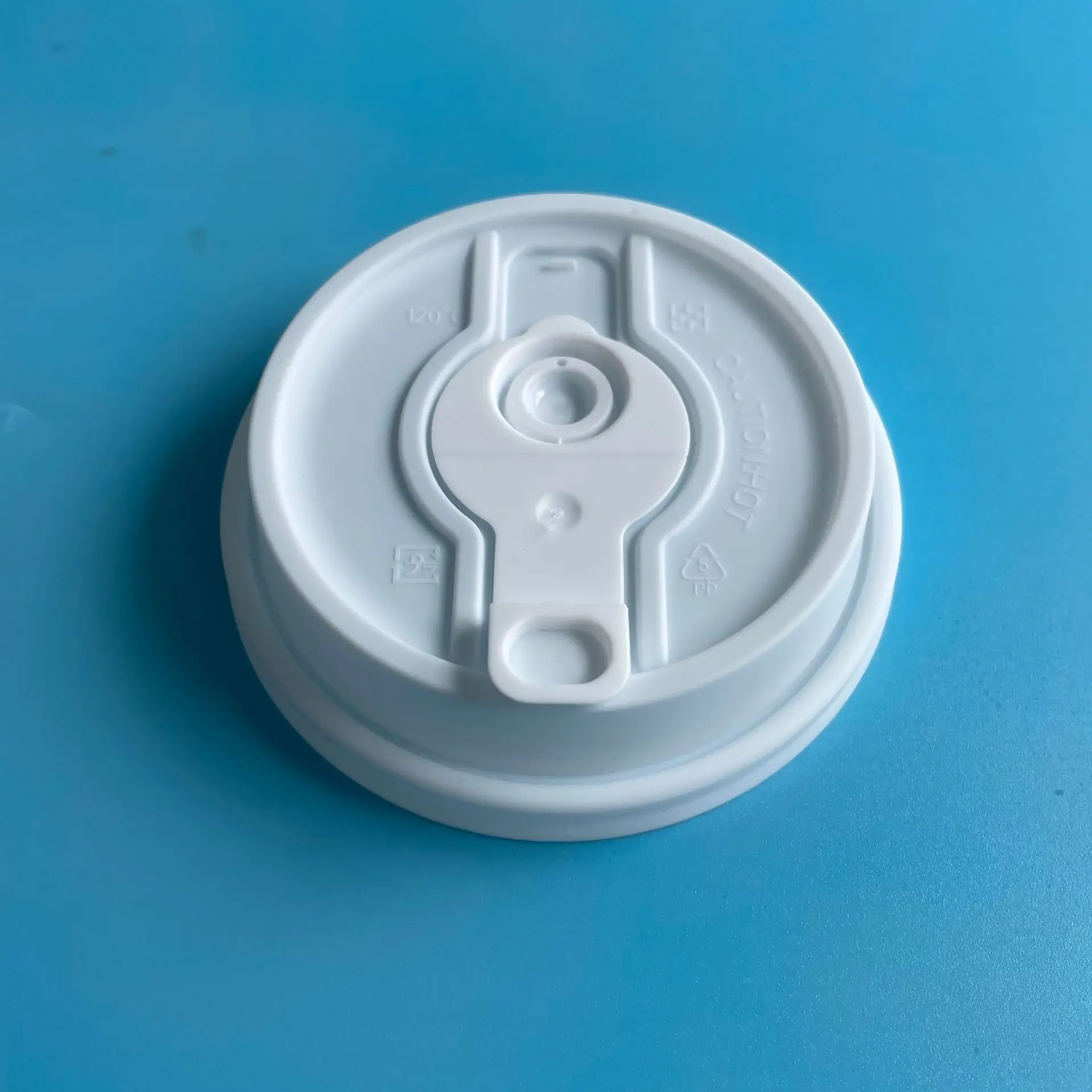 Paper Coffee Cup Lids PP leakproof cap Lids For Hot coffee beverages take out vent machine lids manufacture