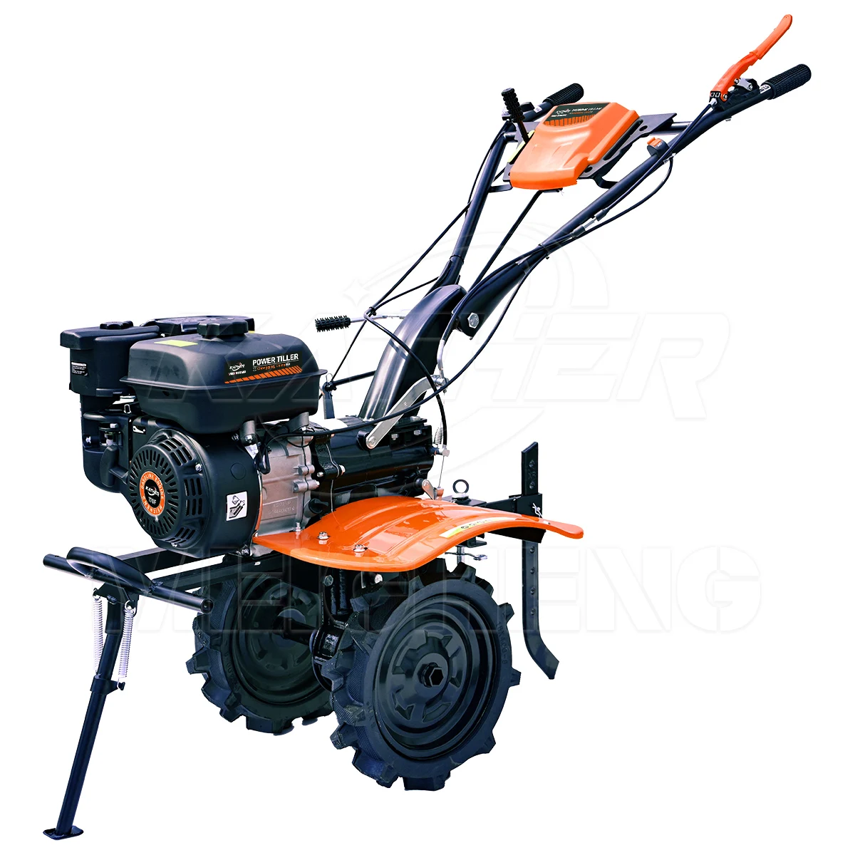 Wananchi wa Kilimo Wanachama wa Ardhi Madogo Motocultor Wenye Magurudumu Mawili Benzin Mini Power Tiller Walking Tractor