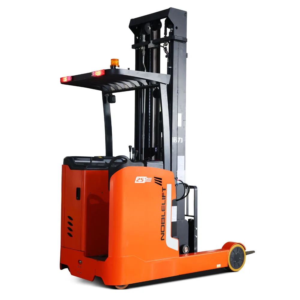 Warehouse Narrow Aisle Ride On Electric Reach Truck Rider Pallet ...