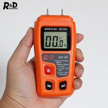 r&d mt-10 wood moisture meter wood humidity test