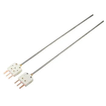 Miniature 3-Pin Pt100 Probe RTD Connector for Industrial Usage