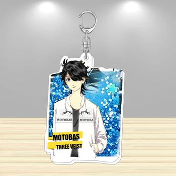 Japanese acrylic charms Key Chain Move Glitter Quicksand Keychain Liquid oil table standee custom personality simons cat Gifts