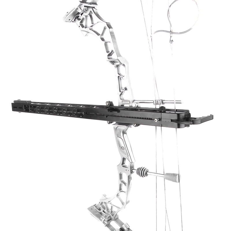 Powerful Compound Bow Metal Shooting Catapult Continuous Fire Magazine Steel Ball or Arrow for Outdoor Small Hunting Game